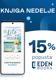 Knjiga nedelje na Eden Books  –  „Leto kraj jezera“ 15% popusta od 08. do 14. avgusta 2026. 