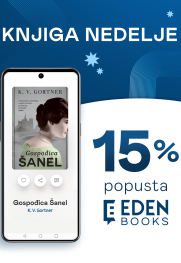 Knjiga nedelje na Eden Books  –  „Gospođica Šanel“ 15% popusta od 23. do 30 septembra 2026.